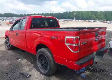 2013 Ford F150 Super Cab из США, поврежденный, VIN 1FTFX1EF7DKF12972